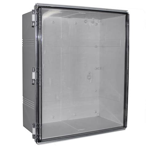 electrical enclosure with hinged inner panel|electrical enclosure with clear door.